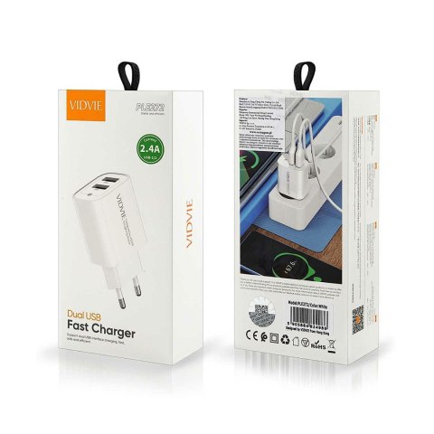 Ładowarka sieciowa 2xUSB 2400 mA Ładowarka sieciowa 2xUSB 2400 mA