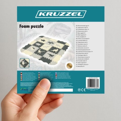 Puzzle piankowe 30,5x30,5cm 35el. Kruzzel 25785 Puzzle piankowe 30,5x30,5cm 35el. Kruzzel 25785