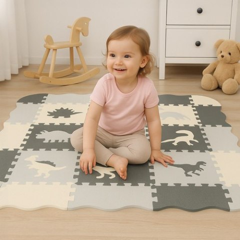 Puzzle piankowe 30,5x30,5cm 35el. Kruzzel 25785 Puzzle piankowe 30,5x30,5cm 35el. Kruzzel 25785