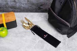 ZESTAW SZTUĆCÓW 4 EL. Z POKROWCEM BERLINGER HAUS CHAMPAGNE BH-2728