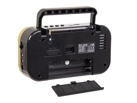 77-542# Radio przenośne analogowe am/fm blow ra12 czarno-złote 77-542# Radio przenośne analogowe am/fm blow ra12 czarno-złote