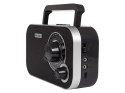 77-543# Radio przenośne analogowe am/fm blow ra12 czarno-białe