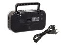 77-543# Radio przenośne analogowe am/fm blow ra12 czarno-białe