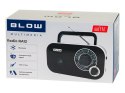 77-543# Radio przenośne analogowe am/fm blow ra12 czarno-białe