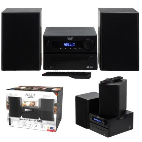 AD 1917 Wieża hi-fi z bluetooth, cd, usb i radiem fm AD 1917 Wieża hi-fi z bluetooth, cd, usb i radiem fm