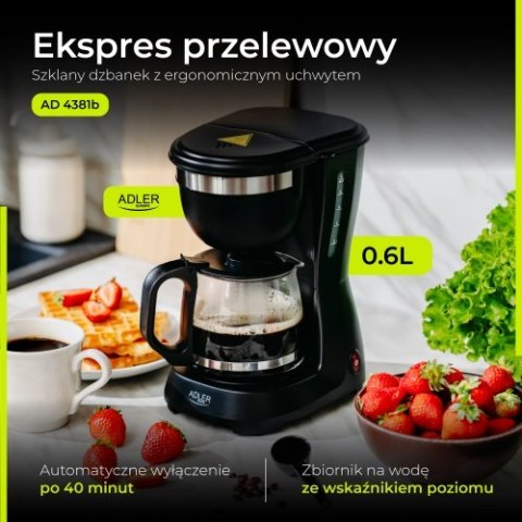 AD 4381 black Ekspres przelewowy 0,6l AD 4381 black Ekspres przelewowy 0,6l