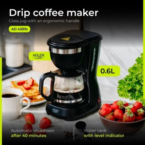AD 4381 black Ekspres przelewowy 0,6l AD 4381 black Ekspres przelewowy 0,6l