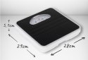 EURO PE AD 8179 BLACK MECHANICZNA WAGA ŁAZIENKOWA