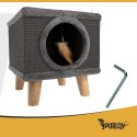 Legowisko dla kota - domek na nóżkach Purlov 26215