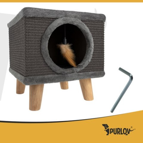 Legowisko dla kota - domek na nóżkach Purlov 26215 Legowisko dla kota - domek na nóżkach Purlov 26215