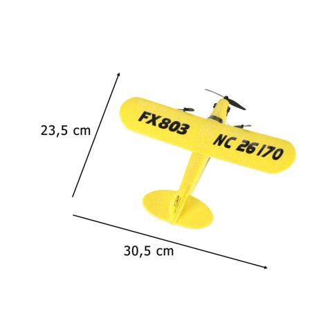 Samolot zdalnie sterowany na pilota RC FX803 Piper 150mah Samolot zdalnie sterowany na pilota RC FX803 Piper 150mah