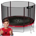 TRAMPOLINA OGRODOWA 8FT/252ĆM Z SIATKĄ ZEWNĘ TRZNĄ I DRABINKĄ NEO-SPORT