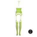 Two Piece with Crop Top and Stockings - Green - XS/XL