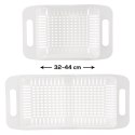 CEDZAK KUCHENNY REGULOWANY DO ZLEWU SITKO DURSZLAK NA ZLEW 32-44X20X8CM ORION 731623