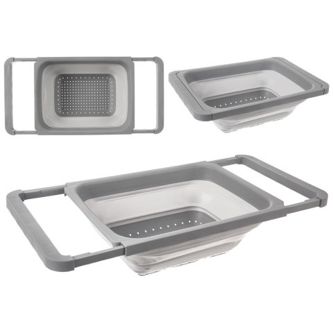 CEDZAK KUCHENNY SILIKONOWY SKŁADANY NA ZLEW DURSZLAK SITKO KEMP 39X26.5CM ORION 124482 CEDZAK KUCHENNY SILIKONOWY SKŁADANY NA ZLEW DURSZLAK SITKO KEMP 39X26.5CM ORION 124482