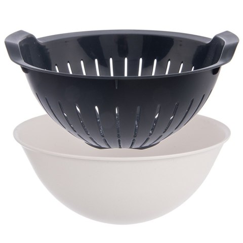 CEDZAK KUCHENNY Z MISKĄ 2W1 DURSZLAK SITKO MISKA SZARY ELA 3L ORION 124486 CEDZAK KUCHENNY Z MISKĄ 2W1 DURSZLAK SITKO MISKA SZARY ELA 3L ORION 124486