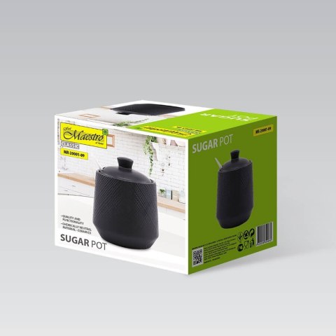 CERAMICZNA CUKIERNICA CUKIERNICZKA MAESTRO BLACK MR-20001-09 CERAMICZNA CUKIERNICA CUKIERNICZKA MAESTRO BLACK MR-20001-09
