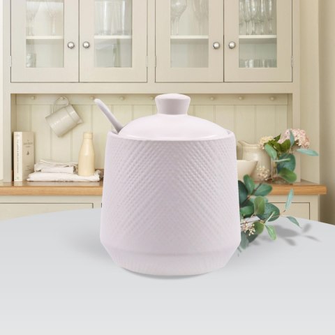 CERAMICZNA CUKIERNICA CUKIERNICZKA MAESTRO WHITE MR-20002-09 CERAMICZNA CUKIERNICA CUKIERNICZKA MAESTRO WHITE MR-20002-09