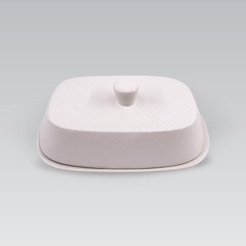 CERAMICZNA MASELNICZKA MASELNICA NA MASŁO MAESTRO WHITE MR-20002-45 CERAMICZNA MASELNICZKA MASELNICA NA MASŁO MAESTRO WHITE MR-20002-45