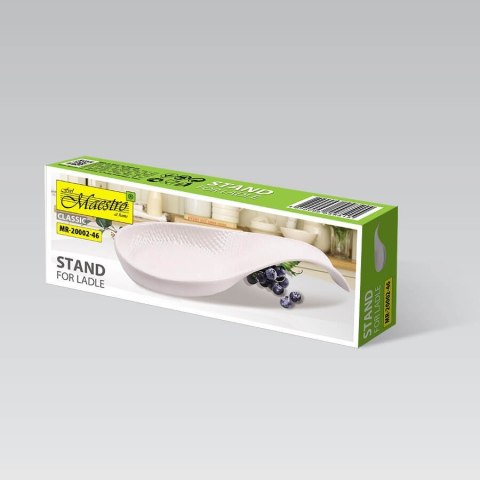 CERAMICZNA PODSTAWKA POD ŁYŻKĘ WAZOWĄ MAESTRO WHITE MR-20002-46 CERAMICZNA PODSTAWKA POD ŁYŻKĘ WAZOWĄ MAESTRO WHITE MR-20002-46