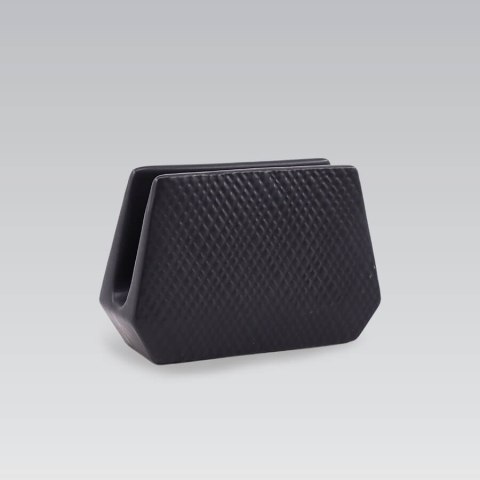 CERAMICZNY SERWETNIK STOJAK NA SERWETKI MAESTRO BLACK MR-20001-44 CERAMICZNY SERWETNIK STOJAK NA SERWETKI MAESTRO BLACK MR-20001-44