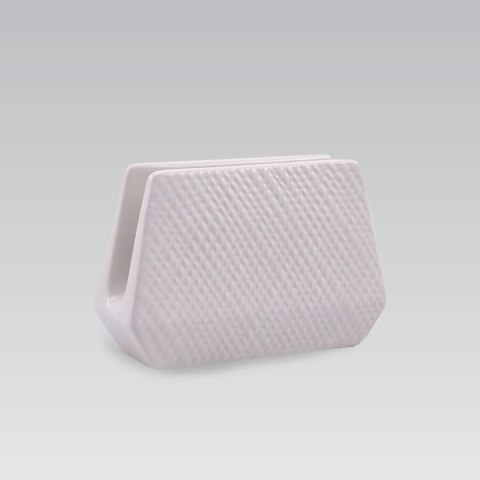 CERAMICZNY SERWETNIK STOJAK NA SERWETKI MAESTRO WHITE MR-20002-44 CERAMICZNY SERWETNIK STOJAK NA SERWETKI MAESTRO WHITE MR-20002-44