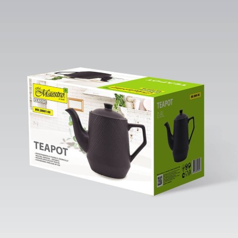 CERAMICZNY ZAPARZACZ DO KAWY I HERBATY 900ML MAESTRO BLACK MR-20001-08 CERAMICZNY ZAPARZACZ DO KAWY I HERBATY 900ML MAESTRO BLACK MR-20001-08