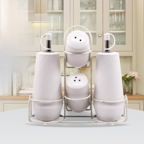 CERAMICZNY ZESTAW DO PRZYPRAW 5-ELE MAESTRO WHITE MR-20002-04S CERAMICZNY ZESTAW DO PRZYPRAW 5-ELE MAESTRO WHITE MR-20002-04S
