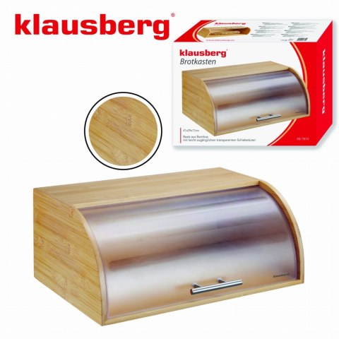 CHLEBAK BAMBUSOWY DREWNIANY 41CM POJEMNIK NA PIECZYWO CHLEB BUŁKI KLAUSBERG KB-7874 CHLEBAK BAMBUSOWY DREWNIANY 41CM POJEMNIK NA PIECZYWO CHLEB BUŁKI KLAUSBERG KB-7874