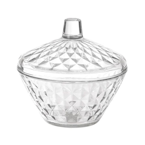 CUKIERNICZKA SZKLANA CUKIERNICA POJEMNIK NA CUKIER KRYSZTAŁOWA 330ML LAV 155403 CUKIERNICZKA SZKLANA CUKIERNICA POJEMNIK NA CUKIER KRYSZTAŁOWA 330ML LAV 155403