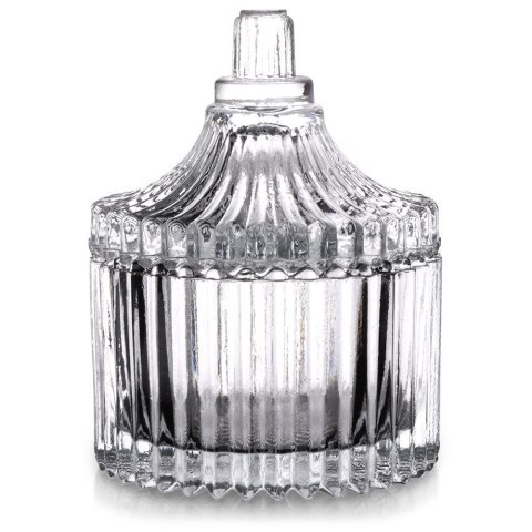 CUKIERNICZKA SZKLANA CUKIERNICA POJEMNIK NA CUKIER MAŁY 80ML EXCELLENT HOUSEWARE 139430 CUKIERNICZKA SZKLANA CUKIERNICA POJEMNIK NA CUKIER MAŁY 80ML EXCELLENT HOUSEWARE 139430