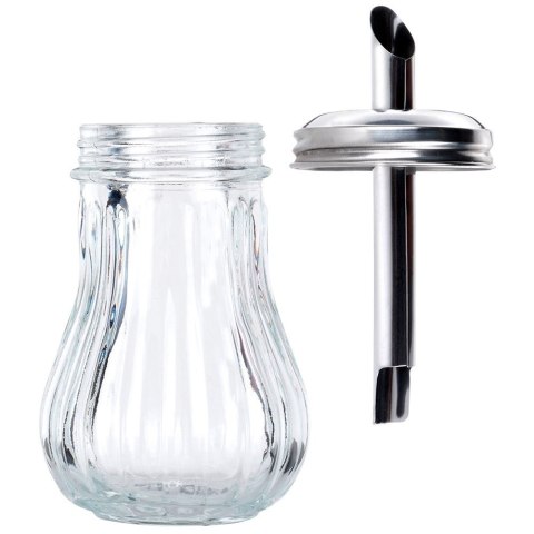 CUKIERNICZKA Z DOZOWNIKIEM SZKLANA CUKIERNICA DO SYPANIA 190 ML ORION 153518 CUKIERNICZKA Z DOZOWNIKIEM SZKLANA CUKIERNICA DO SYPANIA 190 ML ORION 153518