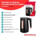 CZAJNIK ELEKTRYCZNY BEZPRZEWODOWY 1.7L CZARNY KLAUSBERG KB-7889