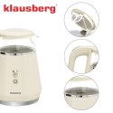 CZAJNIK ELEKTRYCZNY Z REGULACJĄ TEMPERATURY MAŁY 1.0L BEZPRZEWODOWY KREMOWY KLAUSBERG KB-7893