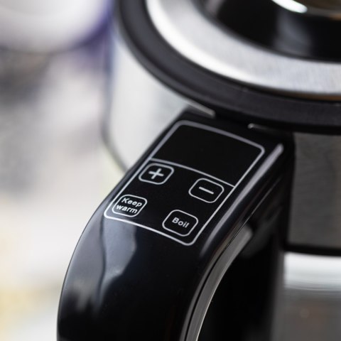 CZAJNIK ELEKTRYCZNY Z REGULACJĄ TEMPERATURY SZKLANY 1.7L KLAUSBERG KB-7888 CZAJNIK ELEKTRYCZNY Z REGULACJĄ TEMPERATURY SZKLANY 1.7L KLAUSBERG KB-7888