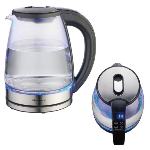 CZAJNIK ELEKTRYCZNY Z REGULACJĄ TEMPERATURY SZKLANY 1.8L KLAUSBERG KB-7887