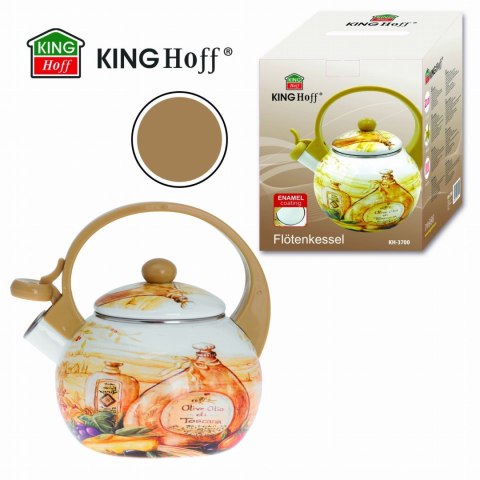 CZAJNIK EMALIOWANY 2.0L EMALIA NA INDUKCJĘ GAZ KINGHOFF OLIO KH-3700 CZAJNIK EMALIOWANY 2.0L EMALIA NA INDUKCJĘ GAZ KINGHOFF OLIO KH-3700