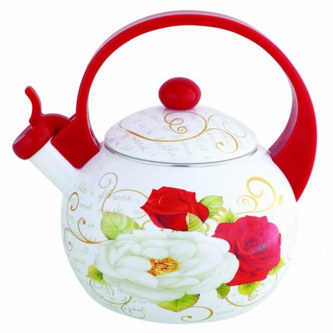 CZAJNIK EMALIOWANY 2.0L EMALIA NA INDUKCJĘ GAZ KINGHOFF ROSES KH-1910 CZAJNIK EMALIOWANY 2.0L EMALIA NA INDUKCJĘ GAZ KINGHOFF ROSES KH-1910