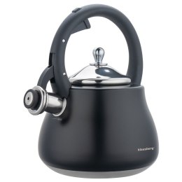 CZAJNIK STALOWY NA GAZ 2.8L INDUKCJA CZARNY MATOWY KLAUSBERG KB-7918