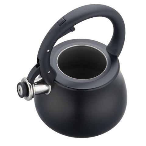 CZAJNIK STALOWY NA GAZ 2.8L INDUKCJA CZARNY MATOWY KLAUSBERG KB-7918