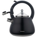 CZAJNIK STALOWY NA GAZ 2.8L INDUKCJA CZARNY MATOWY KLAUSBERG KB-7918