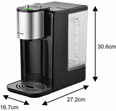 DOZOWNIK DYSTRYBUTOR PODGRZEWACZ DO GORĄCEJ WODY 2.2L Z REGULACJĄ TEMPERATURY KLAUSBERG KB-7878 DOZOWNIK DYSTRYBUTOR PODGRZEWACZ DO GORĄCEJ WODY 2.2L Z REGULACJĄ TEMPERATURY KLAUSBERG KB-7878