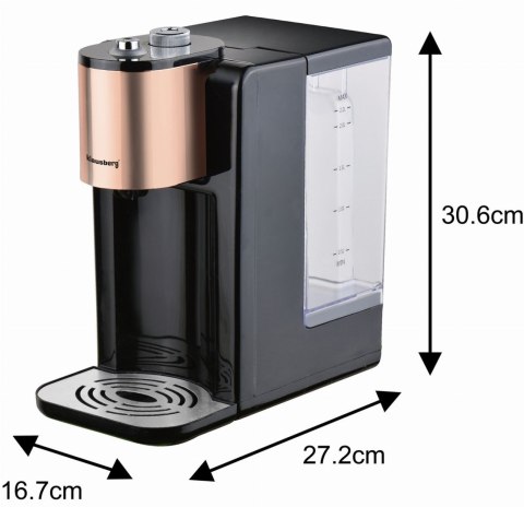 DOZOWNIK DYSTRYBUTOR PODGRZEWACZ DO GORĄCEJ WODY 2.2L Z REGULACJĄ TEMPERATURY KLAUSBERG KB-7879 DOZOWNIK DYSTRYBUTOR PODGRZEWACZ DO GORĄCEJ WODY 2.2L Z REGULACJĄ TEMPERATURY KLAUSBERG KB-7879