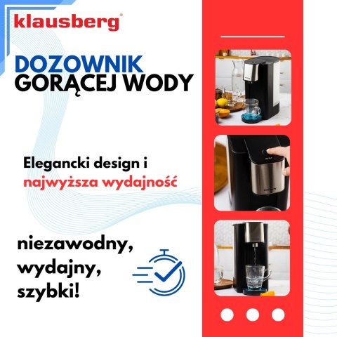 DOZOWNIK DYSTRYBUTOR PODGRZEWACZ DO GORĄCEJ WODY 2.5L KLAUSBERG KB-7877 DOZOWNIK DYSTRYBUTOR PODGRZEWACZ DO GORĄCEJ WODY 2.5L KLAUSBERG KB-7877