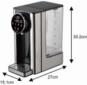 DOZOWNIK DYSTRYBUTOR PODGRZEWACZ DO GORĄCEJ WODY 2.7L Z REGULACJĄ TEMPERATURY KLAUSBERG KB-7880