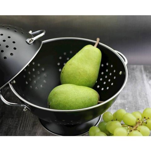 DURSZLAK / CEDZAK 24CM ZE STALI NIERDZEWNEJ CZARNY BRUNBESTE BB-2218 DURSZLAK / CEDZAK 24CM ZE STALI NIERDZEWNEJ CZARNY BRUNBESTE BB-2218