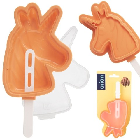 FOREMKA NA LODY SORBET FORMA DO LODÓW NA PATYKU SILIKONOWA Z POKRYWKĄ JEDNOROŻEC ORION 151797 FOREMKA NA LODY SORBET FORMA DO LODÓW NA PATYKU SILIKONOWA Z POKRYWKĄ JEDNOROŻEC ORION 151797