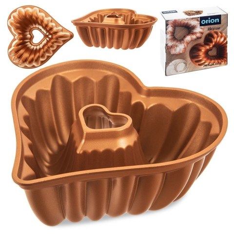 FORMA DO PIECZENIA BABKI Z KOMINEM NON-STICK SERCE 28.5CM MARISSA ORION 120068 FORMA DO PIECZENIA BABKI Z KOMINEM NON-STICK SERCE 28.5CM MARISSA ORION 120068