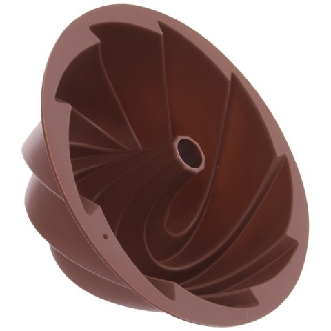 FORMA DO PIECZENIA BABKI Z KOMINEM SILIKONOWA BRĄZOWA KWIAT 23.5CM SILLINIE ORION 151710 FORMA DO PIECZENIA BABKI Z KOMINEM SILIKONOWA BRĄZOWA KWIAT 23.5CM SILLINIE ORION 151710
