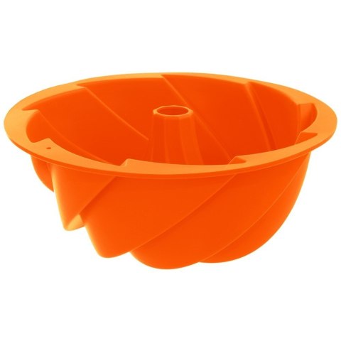 FORMA DO PIECZENIA BABKI Z KOMINEM SILIKONOWA POMARAŃCZOWA KWIAT 23.5CM SILLINIE ORION 151711 FORMA DO PIECZENIA BABKI Z KOMINEM SILIKONOWA POMARAŃCZOWA KWIAT 23.5CM SILLINIE ORION 151711